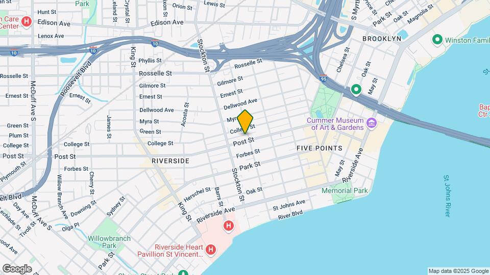 918 Osceola St Map and Location Details