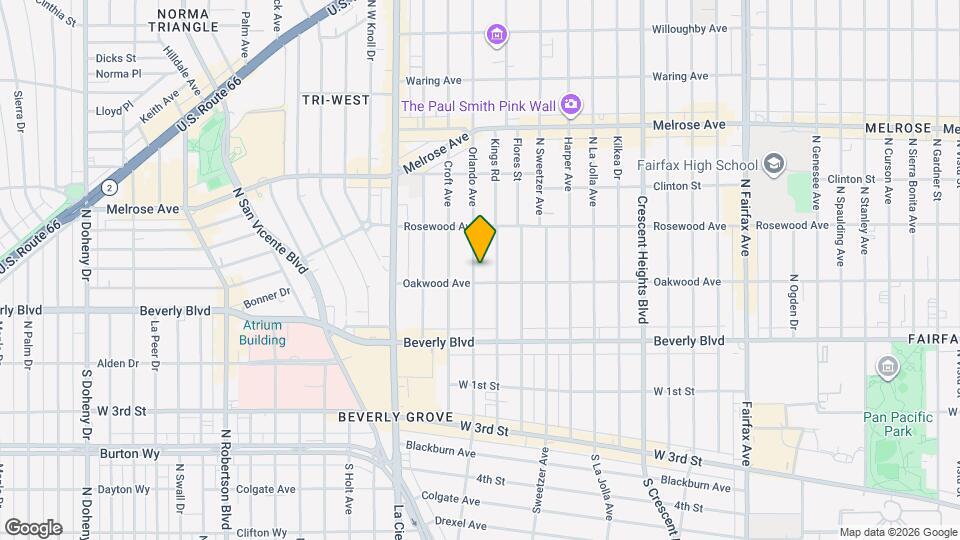 408 N Orlando Ave Mapa y Detalles de la Ubicación