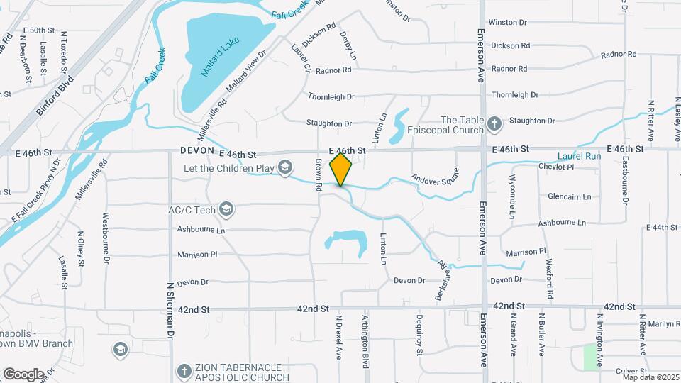 4539 Berkshire Rd Mapa y Detalles de la Ubicación