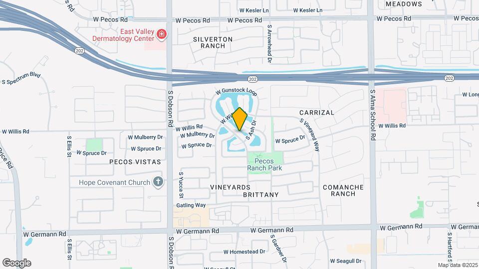 1575 S Pennington Dr Map and Location Details