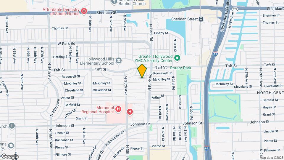 3325 McKinley St Map and Location Details