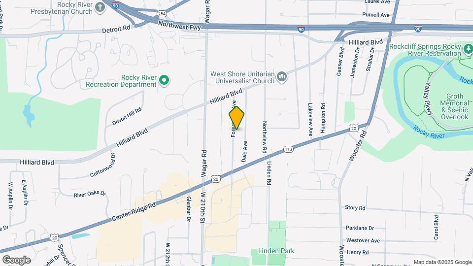 2761 Forestview Ave Map and Location Details