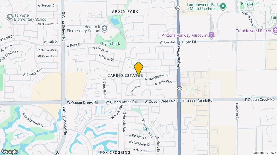 380 W. Roadrunner Dr. Map and Location Details