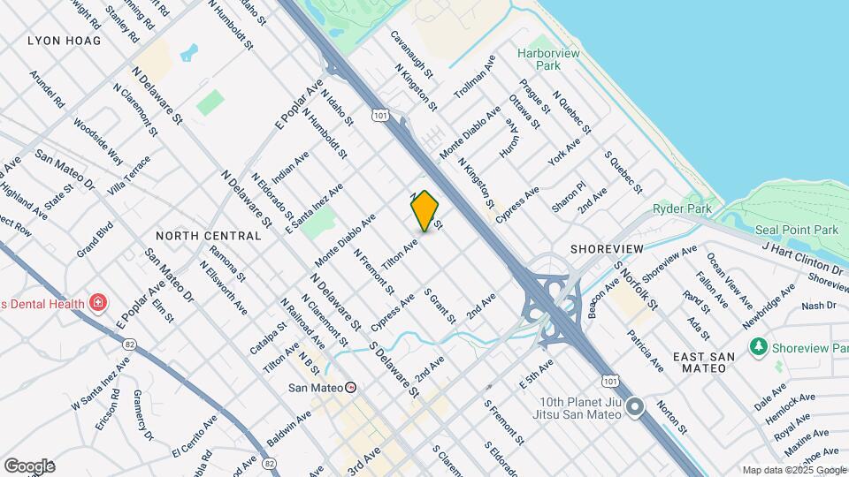 1000 Tilton Ave Map and Location Details