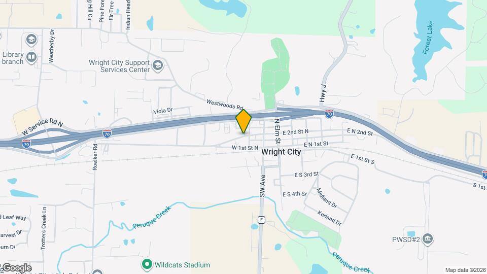 306 W 2nd St N Map and Location Details