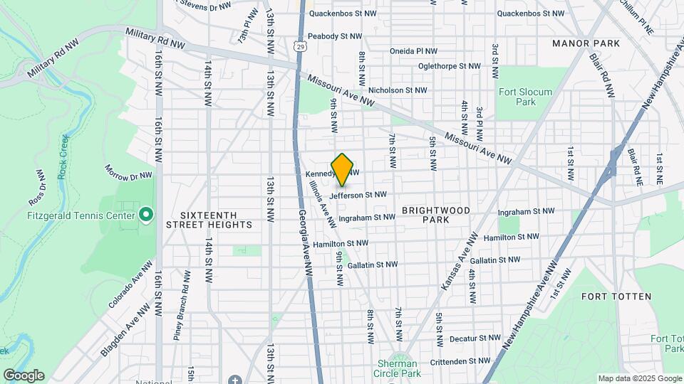 5405 9th St NW Map and Location Details