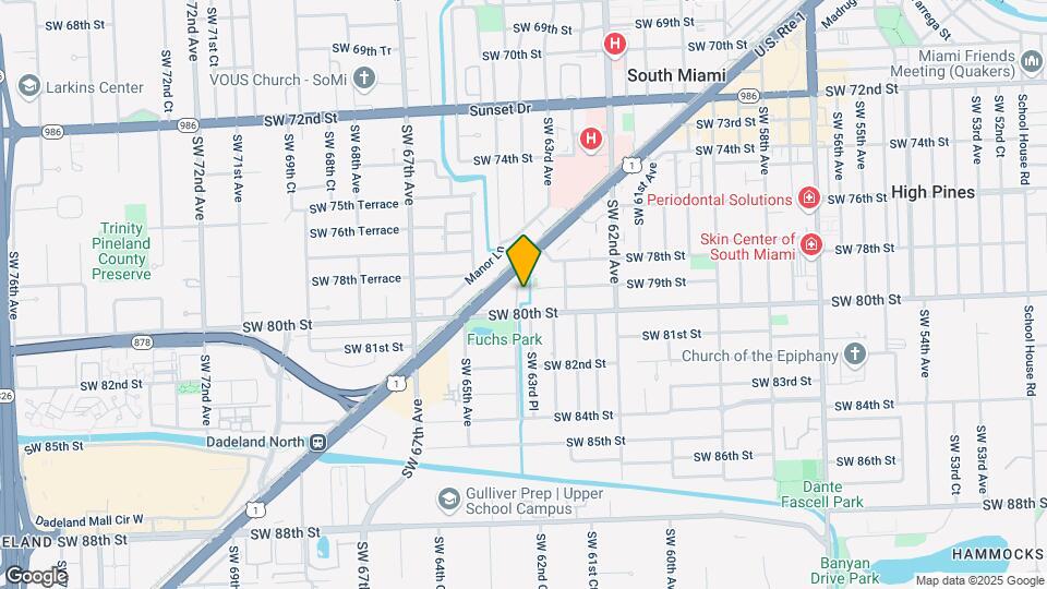 7901-7907 SW 64th Ave Map and Location Details