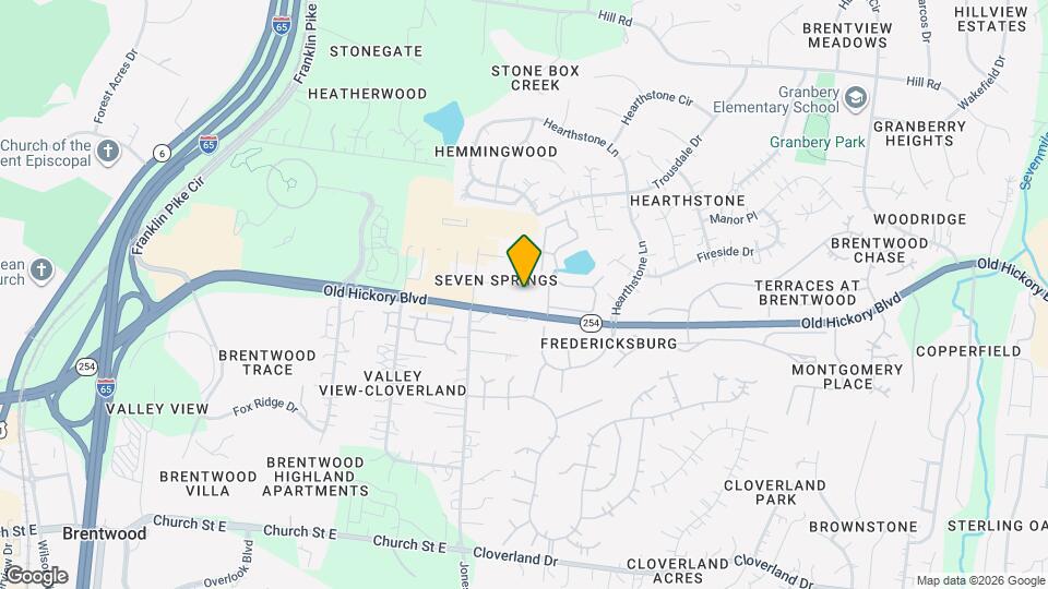 307 Seven Springs Way Map and Location Details