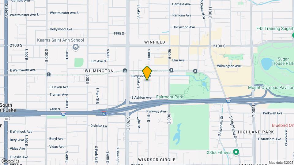 2274 S 800 E Map and Location Details
