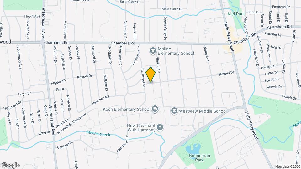 9739 Balboa Dr Map and Location Details