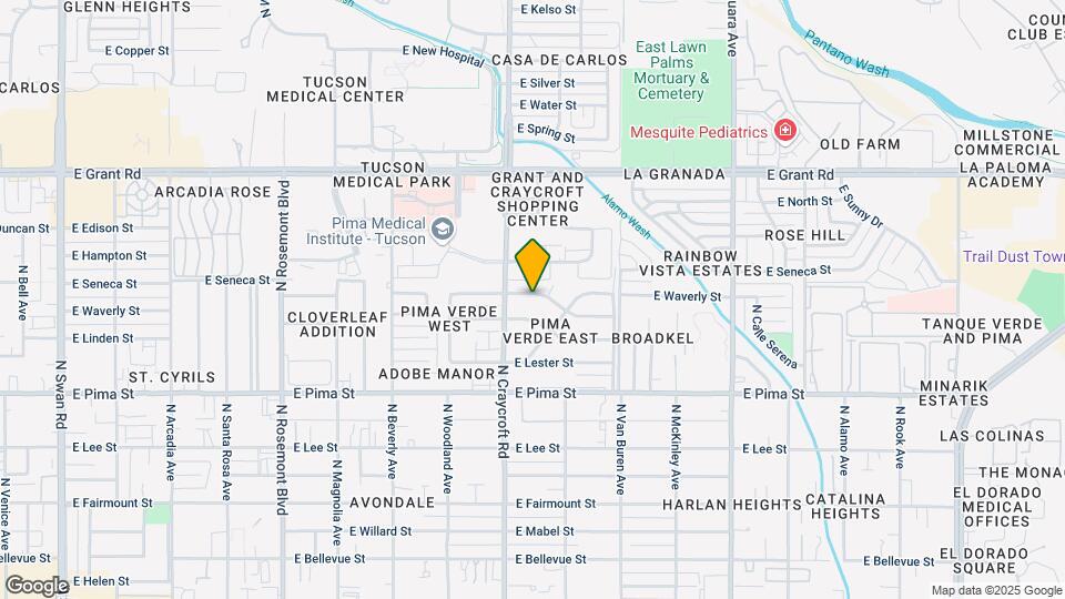 5528 E Waverly St Map and Location Details