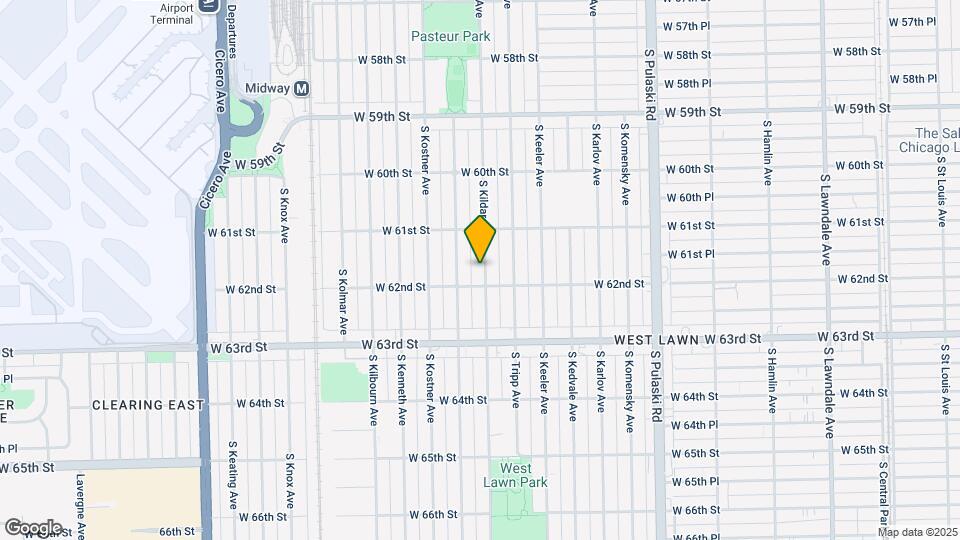 6136 S Kildare Ave Mapa y Detalles de la Ubicación