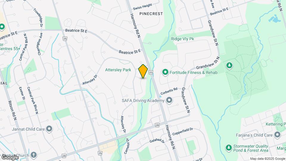 815 Bennett Crescent Map and Location Details