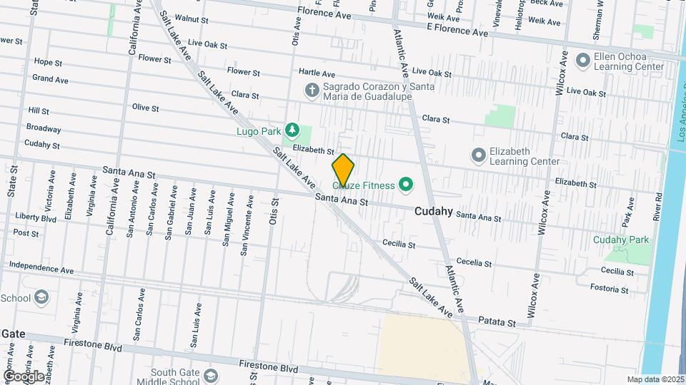 4335 Santa Ana St Map and Location Details