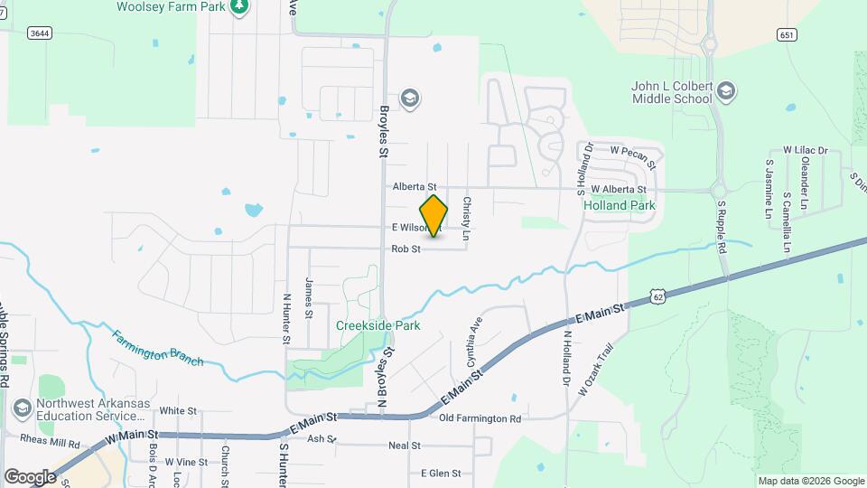 156 Rob St Mapa y Detalles de la Ubicación