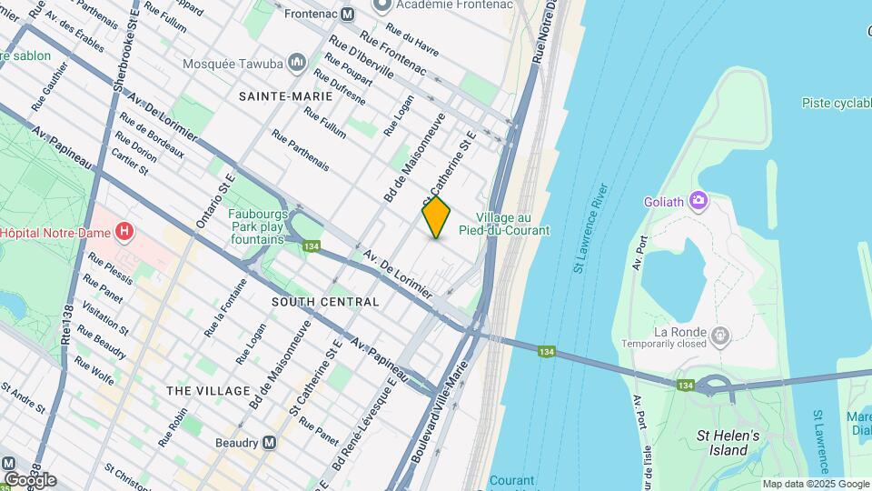 1200 Parthenais Rue Map and Location Details