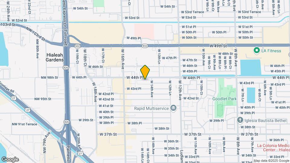 1400-1480 W 44th St Map and Location Details