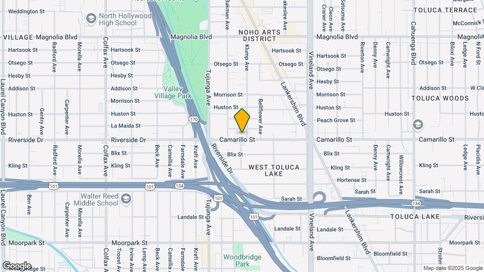 11247 Camarillo St, Unit 11249 Map and Location Details