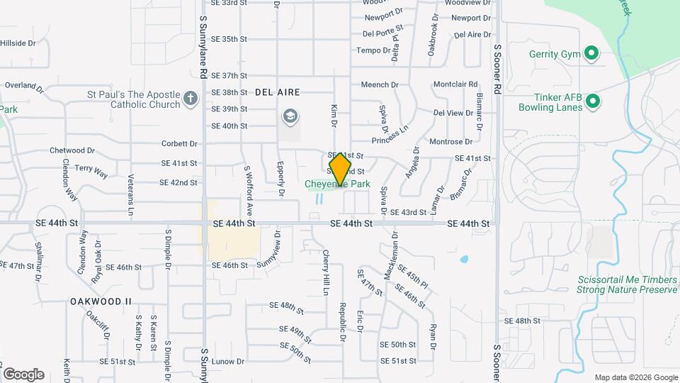 4301 Huntly Dr Map and Location Details