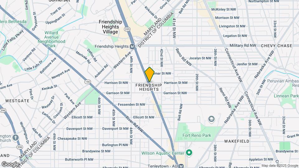 5201 Wisconsin Ave NW Map and Location Details