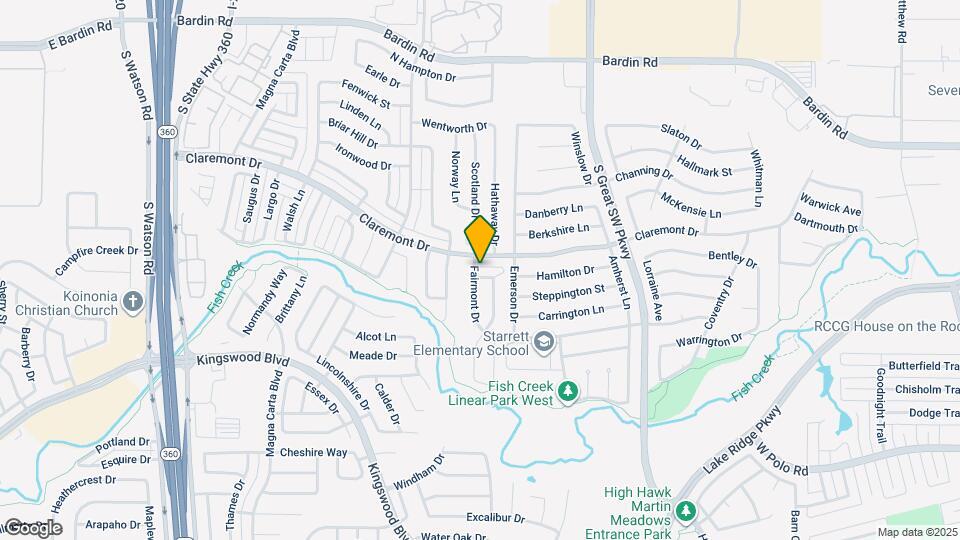 2716 Hemingway Dr Map and Location Details