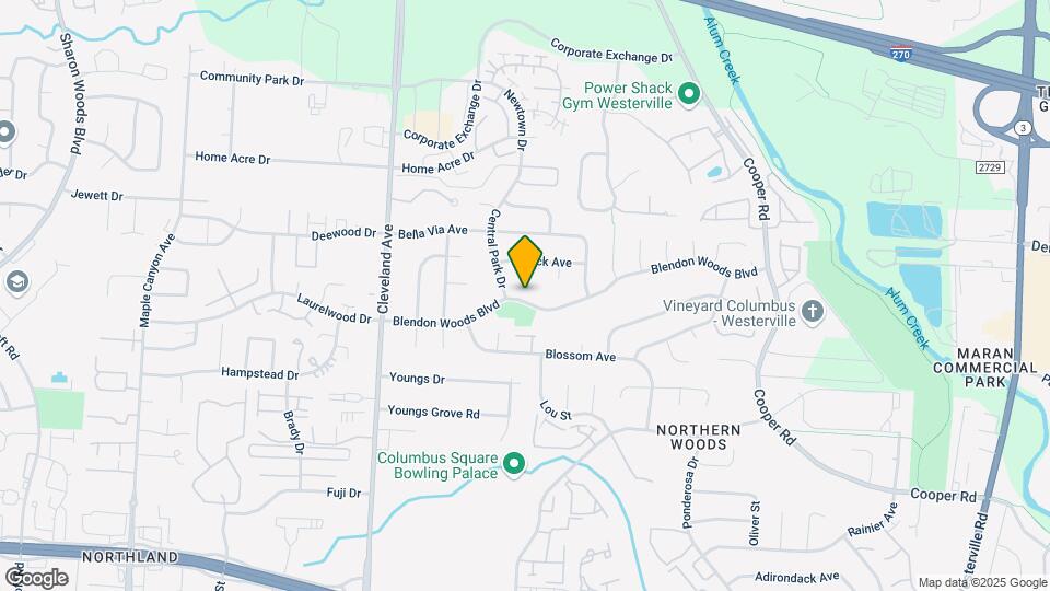2732 Blendon Woods Blvd Map and Location Details