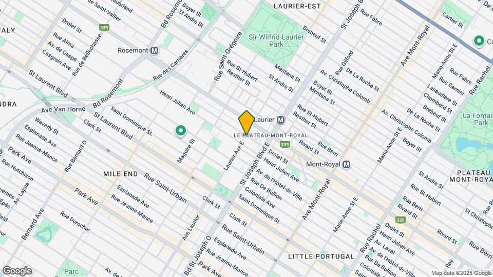 330 Laurier Av E Map and Location Details