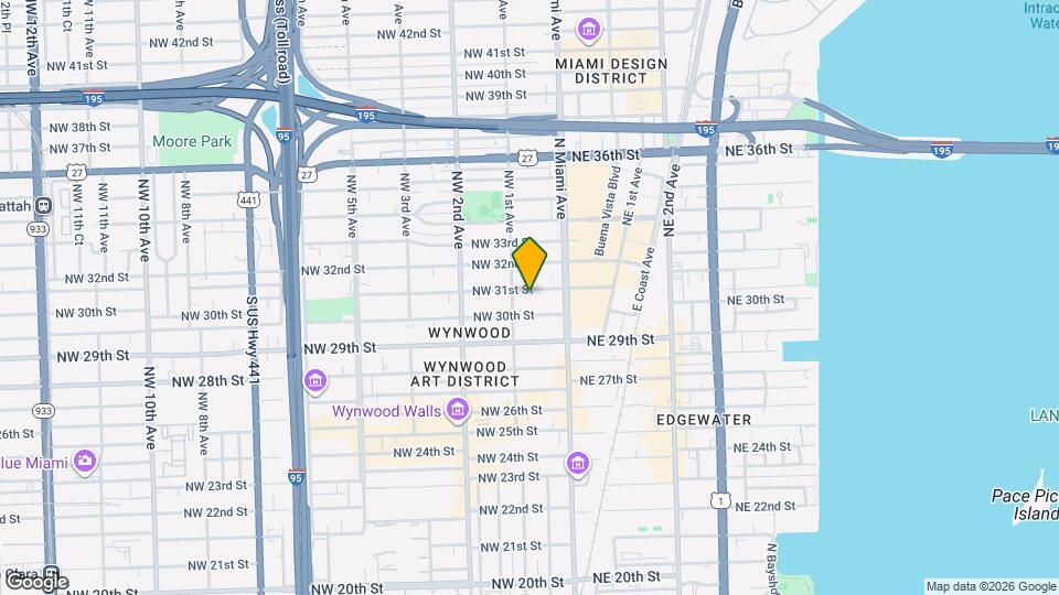 70 NW 31st St Map and Location Details