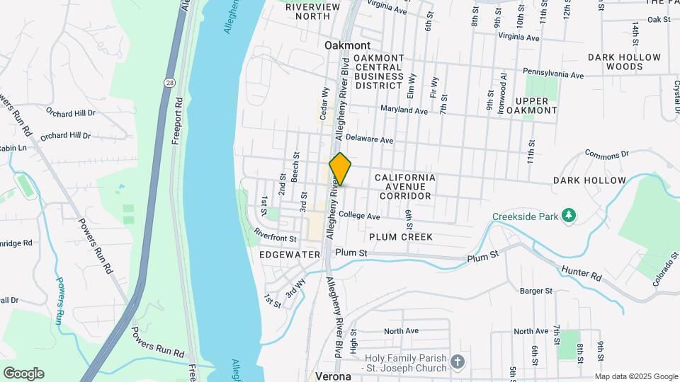 330 California Ave Map and Location Details