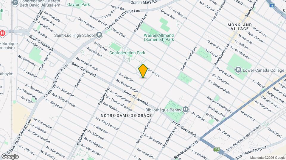 6355 Somerled Av Map and Location Details