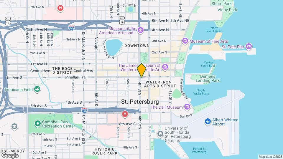 100 4th Ave S Map and Location Details