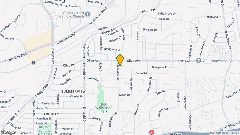 837 Grapevine Rd Map and Location Details