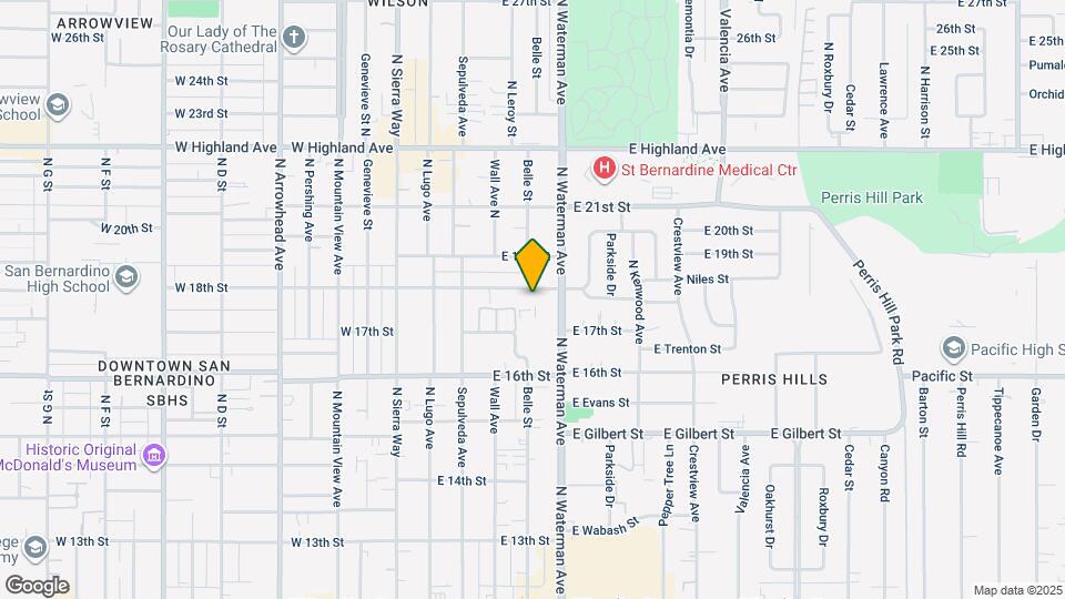 273 18th St Map and Location Details