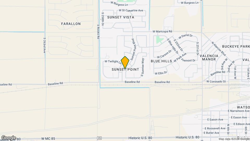 7386 S Morning Dew Ln Map and Location Details