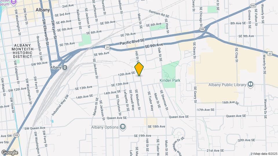 1250 Hill St SE Map and Location Details