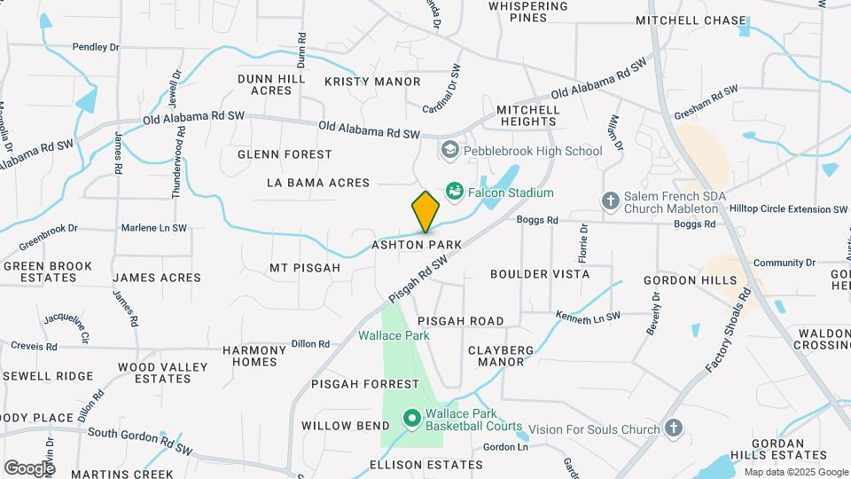 922 Ashton Park Dr SW Mapa y Detalles de la Ubicación