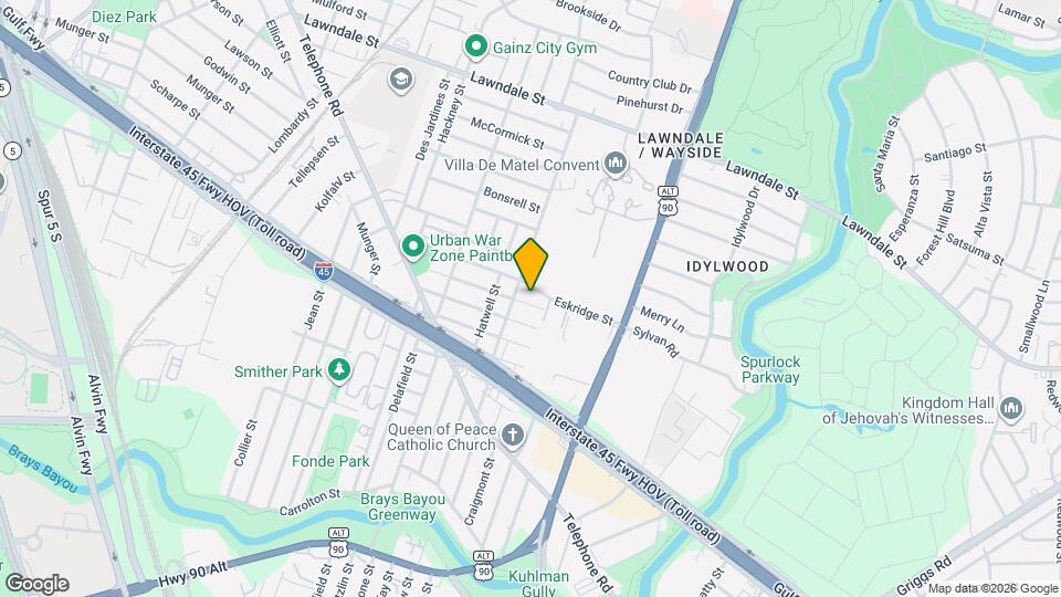 5729 Newport St Map and Location Details