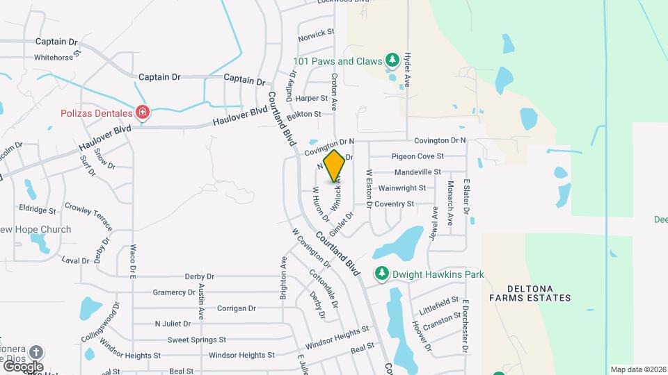 2916 Winlock Ave Map and Location Details