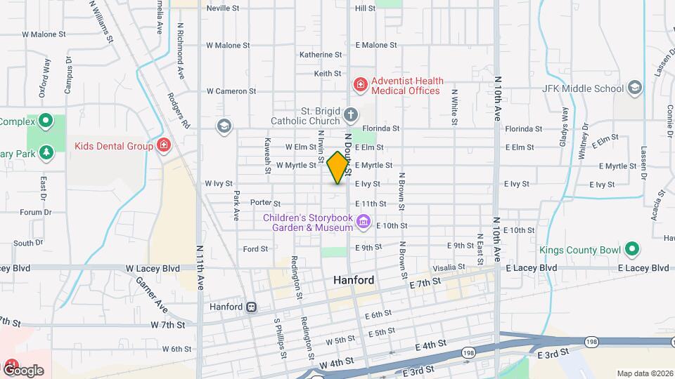 115 W Ivy St Map and Location Details
