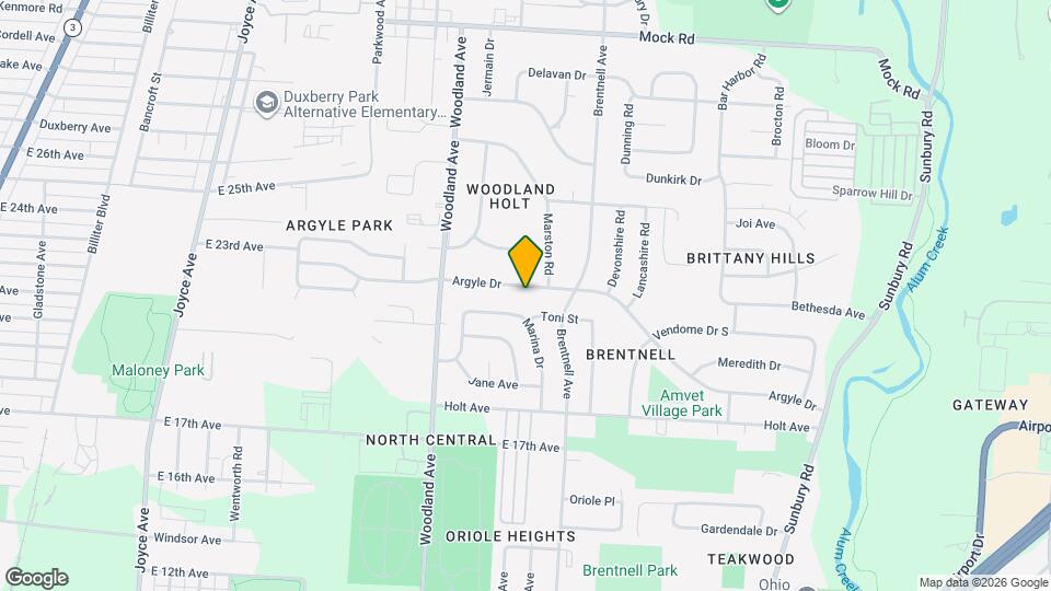 2131 Argyle Dr Map and Location Details