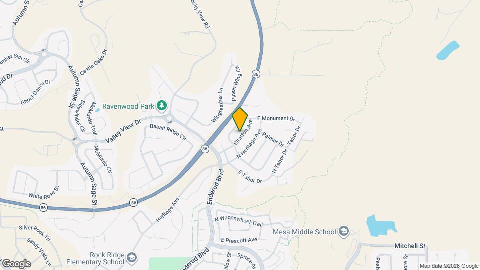 1341 N Stratton Ave Map and Location Details