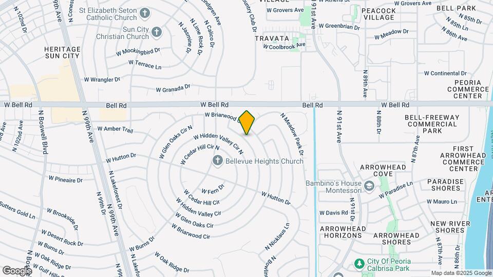 9338 W Glen Oaks Cir N Map and Location Details