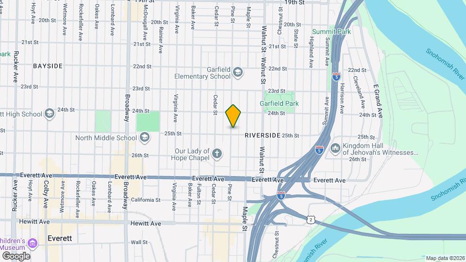 2431 Pine St Map and Location Details