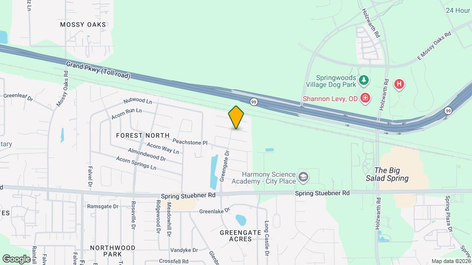 3015 Beacon Grove St Mapa y Detalles de la Ubicación