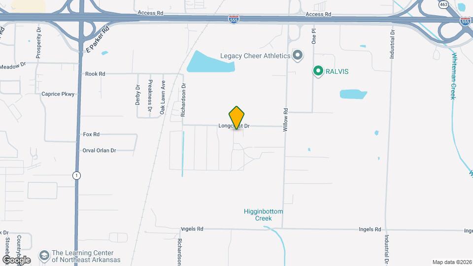 3710 Keeneland Dr Map and Location Details