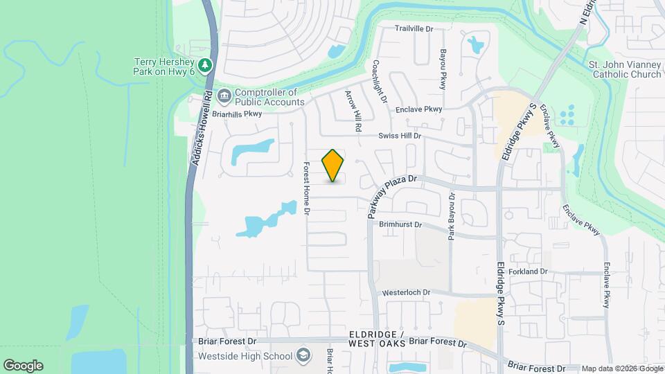 14143 Hillvale Dr Map and Location Details