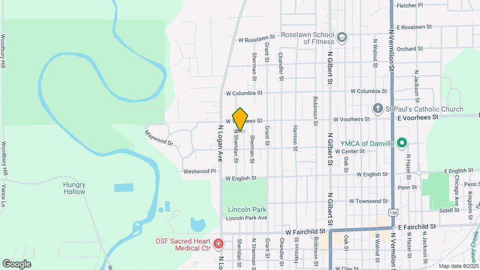 1211 N Sheridan St Map and Location Details