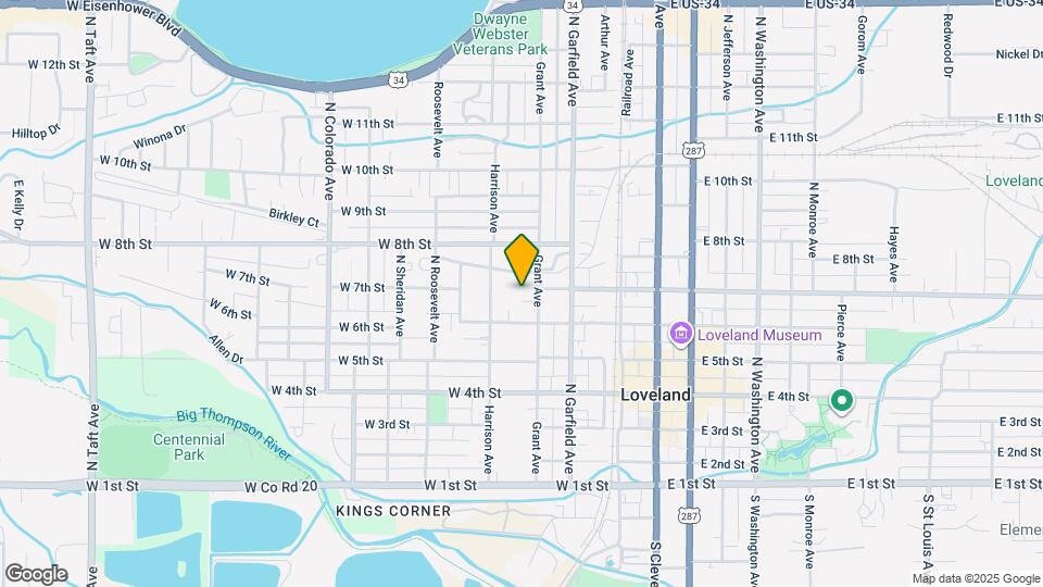 645 Grant Ave Mapa y Detalles de la Ubicación