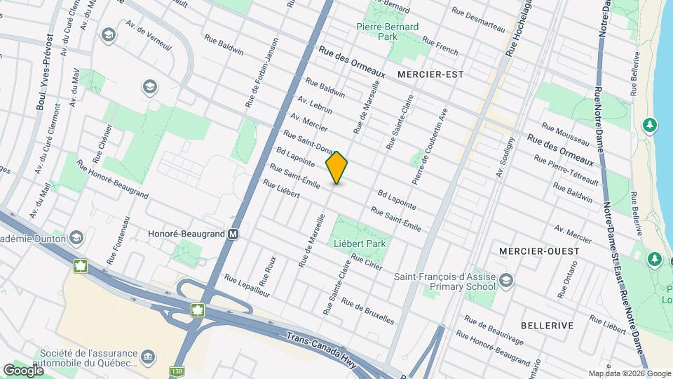 8250 De Marseille Rue Map and Location Details