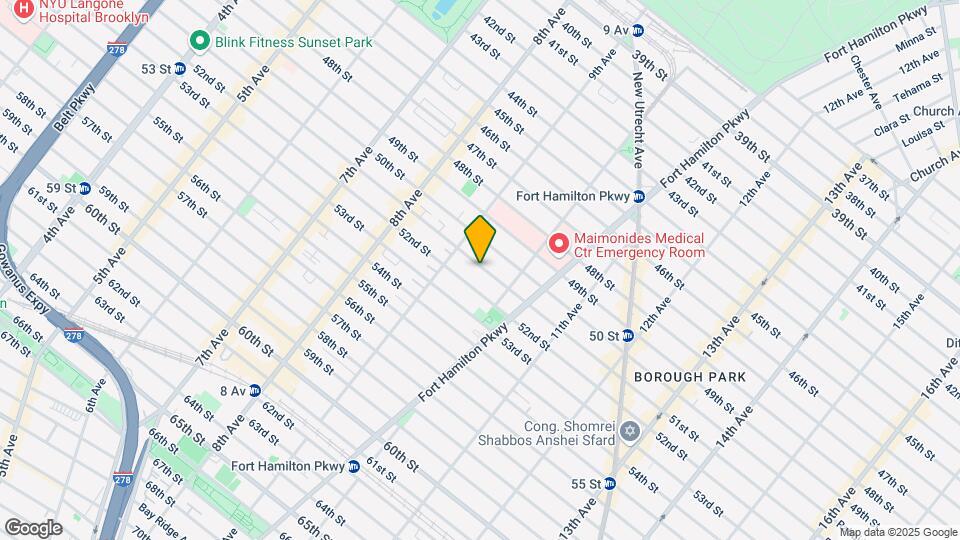 942 51st Street, Unit 2F Map and Location Details